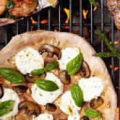 Grilled Mushroom and Ricotta Pizza