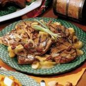 Grilled Pork Chops with Maple Butter Recipe