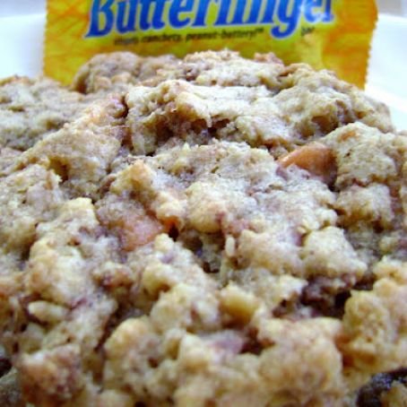 Crispy Butterfinger Cookies