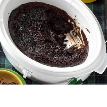 Slow Cooker Chocolate Lava Cake