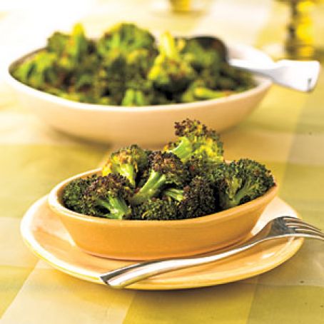 Roasted Broccoli with Orange-Chipotle Butter