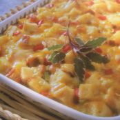 Ham and Cheese Bread Pudding