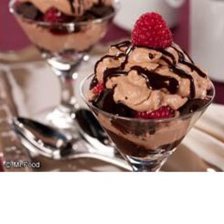 Chocolate-Raspberry Mousse Parfaits