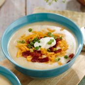 Light & Loaded Potato Soup