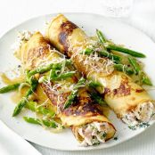 Chicken & Asparagus Crepes