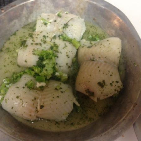 Flounder Stuffed with Broccoli and Cheese