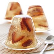 Sparkling Champagne and Strawberries Jello