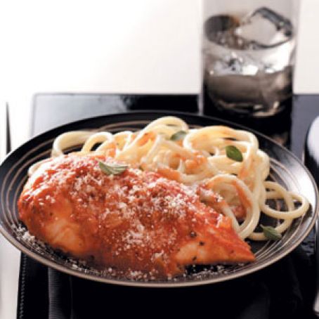 Saucy Parmesan Chicken Recipe