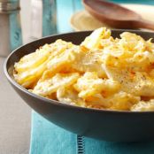 Au Gratin Garlic Potatoes Recipe