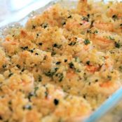 Garlicky Baked Shrimp
