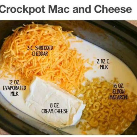 Crockpot Macaroni & Cheese