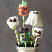 Halloween Marshmallow Pops