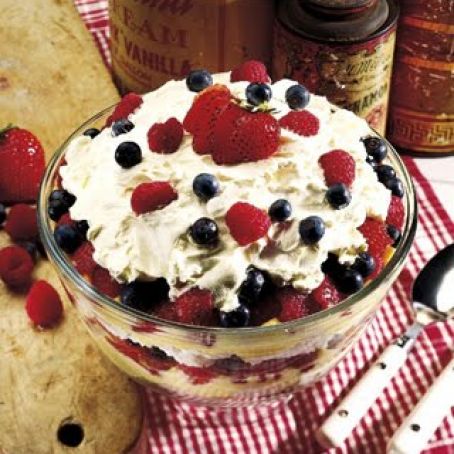Triple Berry Trifle