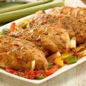 ITALIAN CHICKEN WITH PEPPERS & ONIONS
