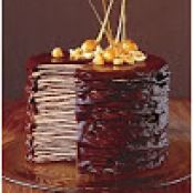 Darkest Chocolate Crepe Cake