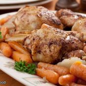 Braised Chicken Thighs Dinner