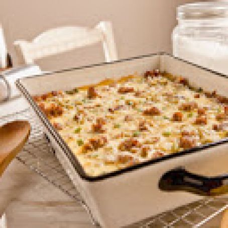 Sausage & Cheese Potato Casserole