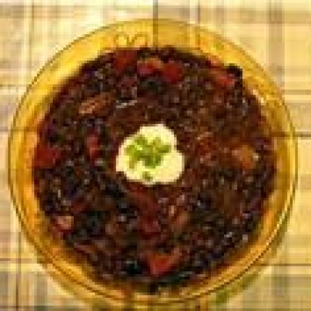 Black Bean and Chocolate Chili