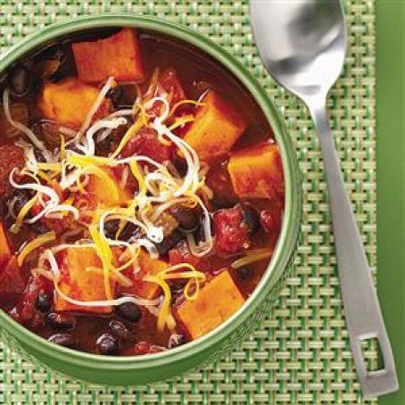 Sweet Potato & Black Bean Chili