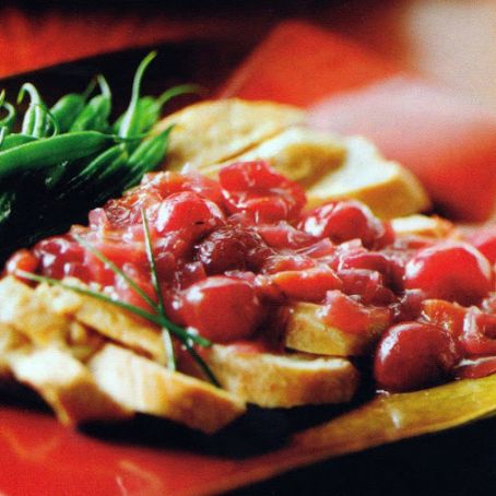 Chicken with Port-Cherry Sauce