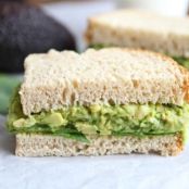 Smashed Chickpea & Avocado Salad Sandwich