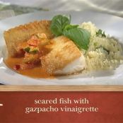 Seared Snapper with Gazpacho Vinaigrette