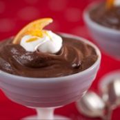 Espresso Chocolate Mousse with Orange Mascarpone Whipped Cream