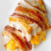 Cheddar & Pepper Stuffed Bacon Wrapped Chicken
