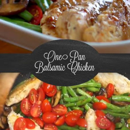 One Pan Honey Balsamic Chicken