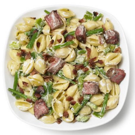 Sides (Pasta Salad with Steak, Bell Pepper, Green Beans & Bacon)
