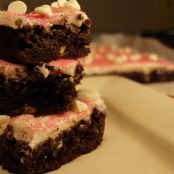 Triple Chocolate Love Brownies with Cream Cheese Frosting