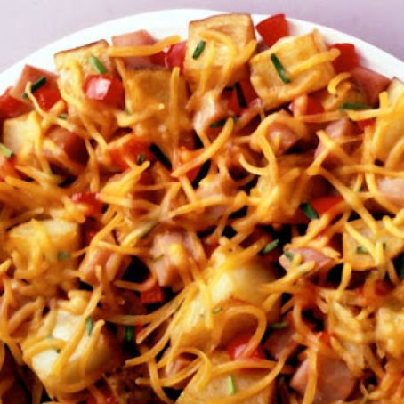 Cheesy Breakfast Potatoes