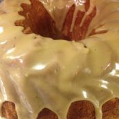 Buttermilk Cake with Caramel Glaze