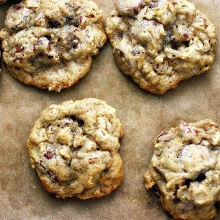 Oatmeal, Chocolate Chip and Pecan Cookies