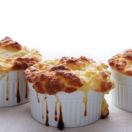 Cauliflower and Goat Cheese Soufflés