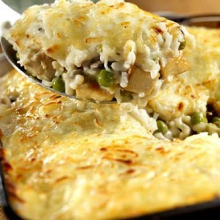 Cheesy Chicken & Rice Casserole