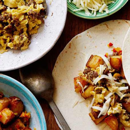 Breakfast Burritos - Pioneer Woman