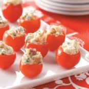 Herb & Cheese Filled Cherry Tomatoes