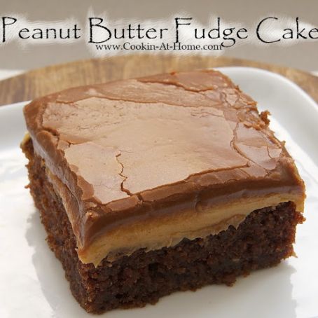 Peanut Butter Fudge Cake (Sheet Cake)