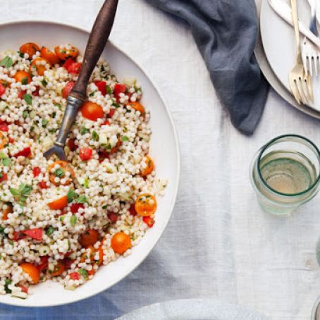 Israeli Couscous Tabbouleh