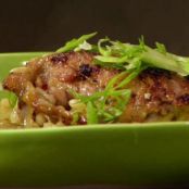 Chicken - Garlic in Casserole with Israeli Couscous