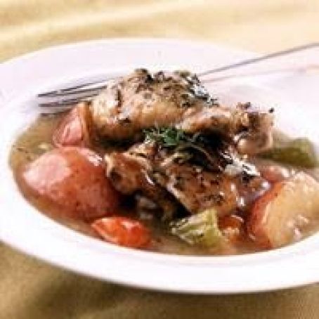 Chicken in Wine Sauce