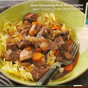 Slow Simmering Beef Bourguignon