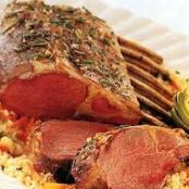 Rack of Lamb with Orange and Ginger Sauce
