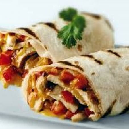 Grilled chicken wraps