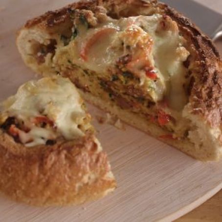 Egg Bread Bowl, Italian