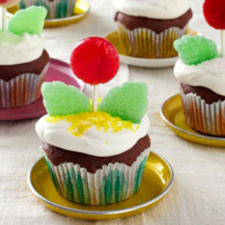 Flower-pot Cupcake