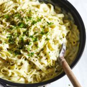 Healthier Fettuccine Alfredo