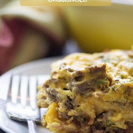 Low Carb Bacon Cheeseburger Casserole
