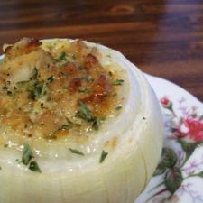 Seafood Stuffed Onion